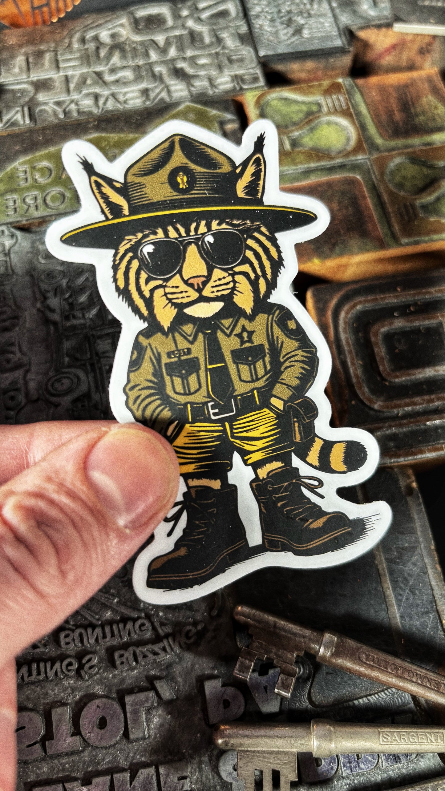 Lost Bobcat Park Ranger Sticker